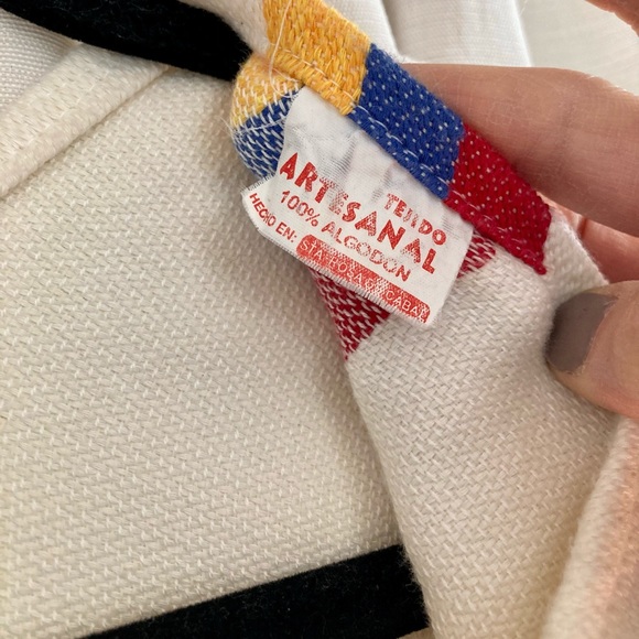 Vintage Striped Poncho - Picture 3 of 5